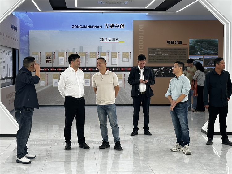 集团领导莅临沙南项目指导工作 为项目即将通车保驾护航